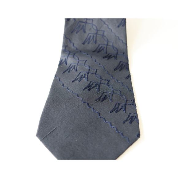 VTG Dunhill France Silk Embroidered Tie Business Casual Party Formalwear Retro - Picture 8 of 16